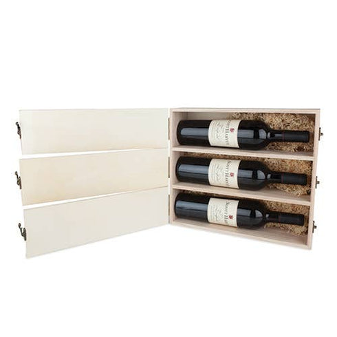 Newlywed's Anniversary Wooden Wine Gift Box
